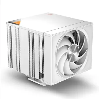 PCCOOLER CPU Cooler Air Freezer, 290W Dual Tower CPU Air Cooler, 8 HeatPipes CPU Cooling Fan System & 3 Modes PWM Silent Fans, Compatible with Intel LGA 1851/1700/1200/115X/20XX,AM4/AM5 (CPS RZ820 WH)