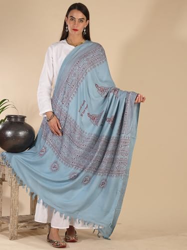 Women's Prayer Polycotton Shawl of Gautam Buddha | Religious Buddha Print Soft Weave Stole, Chunni For Girl2