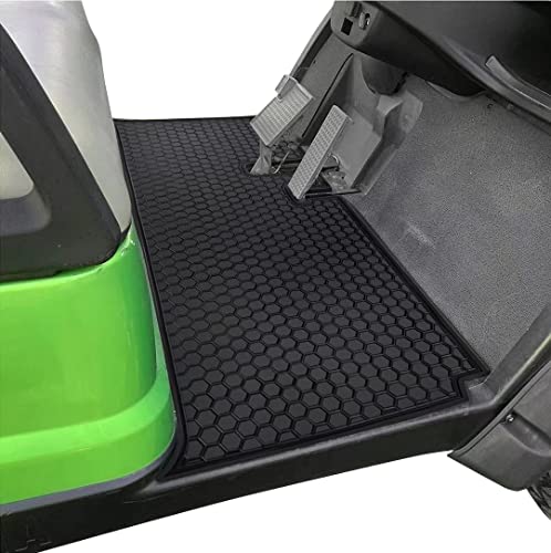 Matericuo Golf Cart Floor Liner Mat Custom Fit for Yamaha Drive Only golf car Mat to Meet 6 ASTM Standards Black