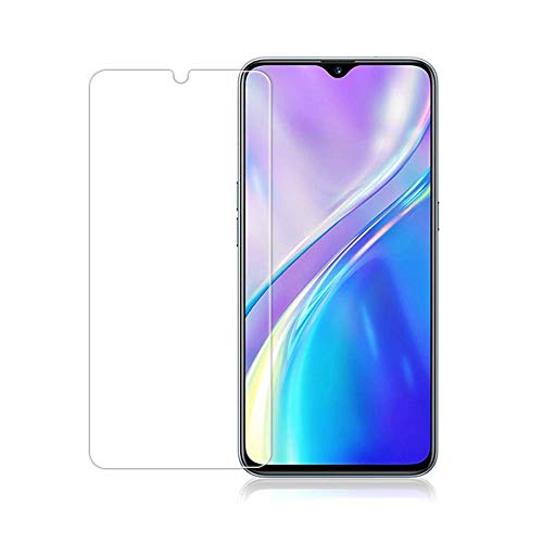 Image of 2.5D Tempered Glass Screen Protector Compatible for REALME X2 with Full Screen Coverage (except edges) and Easy Installation kit