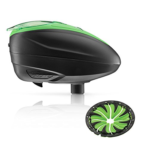 Dye LT-R Electronic Paintball Loader (Lime with Lime Quick Feed)