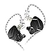 Yinyoo KZ ZSN Prox - Auriculares in-Ear Monitor Armadura equilibrada, tecnología híbrida 1DD 1BA, cómodos con cancelación de Ruido de oído para teléfono Celular Android MP3/4 (sin Mic,Negro)