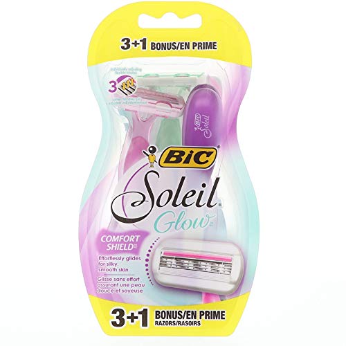 BiC Soleil Glow Women's Razors, 3 Count (Pack of 2)
