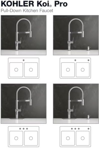 KOHLER Koi Pro Faucet Installation Options