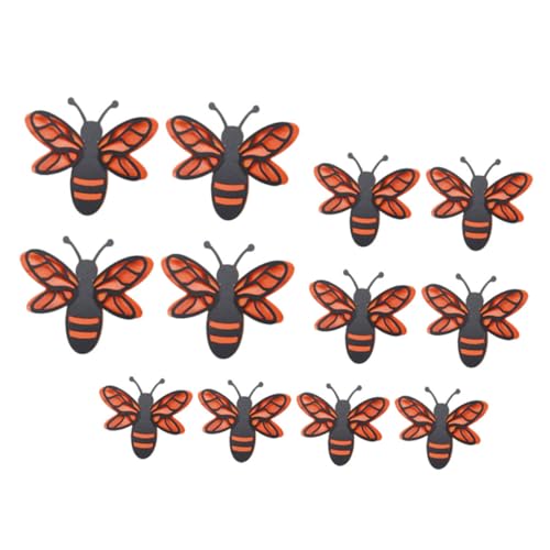 Vinilos Decorativos 3D Abeja Papel Perlado Set 12 Piezas