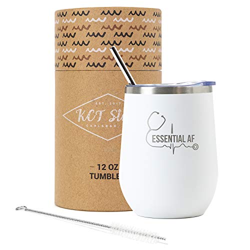 KCT Nurse & Medical Gifts Stainless Steel Tumbler 12 oz