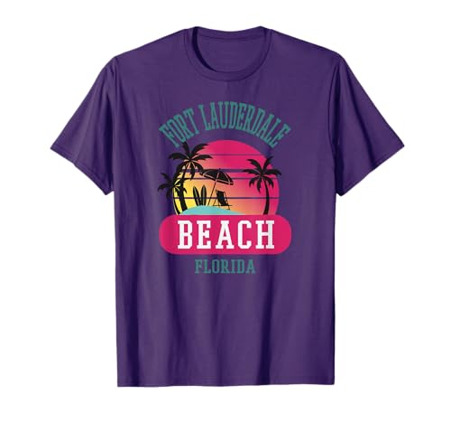 "Fort Lauderdale" Florida Beach FL TShirt Men Women T-Shirt