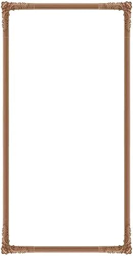 Miniatura 6 de 2 apliques de madera de 5.9 pulgadas redondos decorativos tallados en madera y onlays para muebles (redondo 1 5.9 pulgadas)