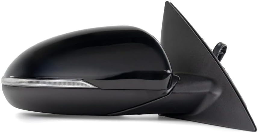 For Kia Optima 2016 2017 2018 2019 Door Mirror Passenger Side | Manual | Heated | w/Blind Spot Detection | w/Signal Indicator | Paint To Match | Replacement For 87620-D5150 | KI1321221