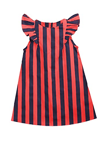Image of A.T.U.N. (All Things UBER Nice) Girls Skater Printed Cotton Julie Knee Length Sleeveless Dress