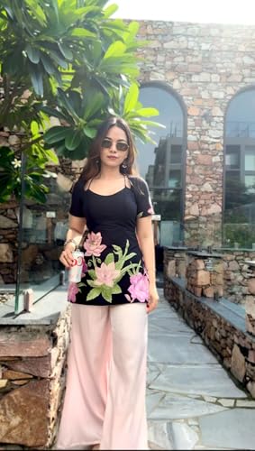 Image of ANNI Designer Cotton Short Kurti for Women | Stylish Kurti | Short Kurti Top | Casual Kurta for Women | Comfortable Cotton Kurtis for Womens