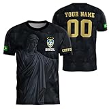 Personalized Brazil Soccer Jersey 2025, Custom Name Brazilian Soccer Jersey, Customized Brasil Jersey for Men 4