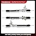 PHOBOOS Hydraulic Power Steering Rack and Pinion Assembly Compatible with Hyundai Accent 2006-2011 L4 1.6L, Dodge Attitude 2006-2011 L4 1.6L, New Unit, Leak-proof, Direct Fit, Ref. 26-2421