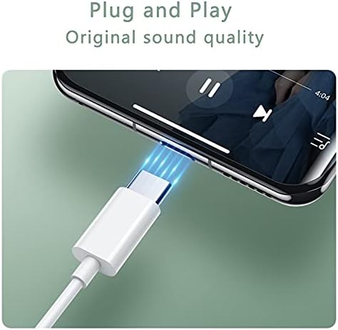 USB C Headphones, Type C Earphones In-Ear Wired Headphones Privode Mic/Phone Call and Volume Control Compatible with Samsung S20, Huawei P30/Mate 30, Google Pixel 4XL, Xiaomi, One Plus and More