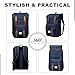 Chase Chic Backpack for Men Women, Vintage Rucksack Bookbag 15.6 inch Fashion Bag Unisex Casual Daypack for Travel,College,Work(Blue)