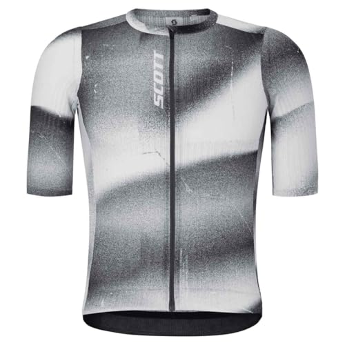 Maillot Scott Pro SL cyclisme manches courtes noir blanc 2026 au design haut de gamme