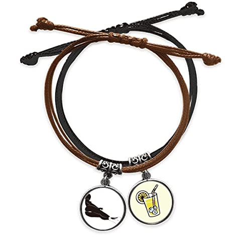 Bracelet de longues jambes en corde et cuir jus de citron pour sublimer vos bikinis