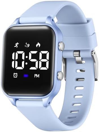 Waterproof Fitness Tracker Watch for Kids Teens No App Birthday C...