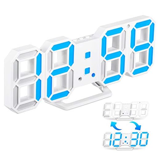 3d Led Digital Väckarklocka, 3d Digital Clock, Elektronisk Väggklocka, 3d Led Digital Väckarklocka, Modern Led Digital Väckarklocka, Tid/Temperatur/Datum Desktop Clock Usb-Laddning