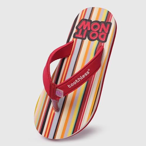 Image of toothless Kids Printed Flip Flop | Soft EVA Sole | Anti-Slip | Comfortable Wear | Lightweight | Durable | Summer Footwear for Boys & Girls | Casual Slippers