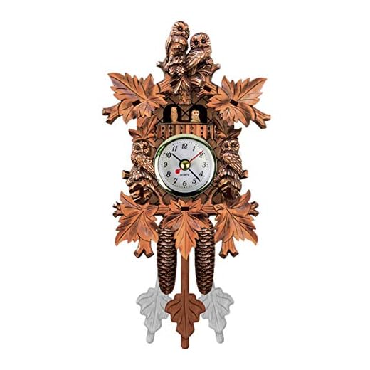 Yinuoday Cuckoo Clock, Big Wall Clock Battery-Operated Vintage Coo Coo Clock for Home Kitchen Bathroom Décor