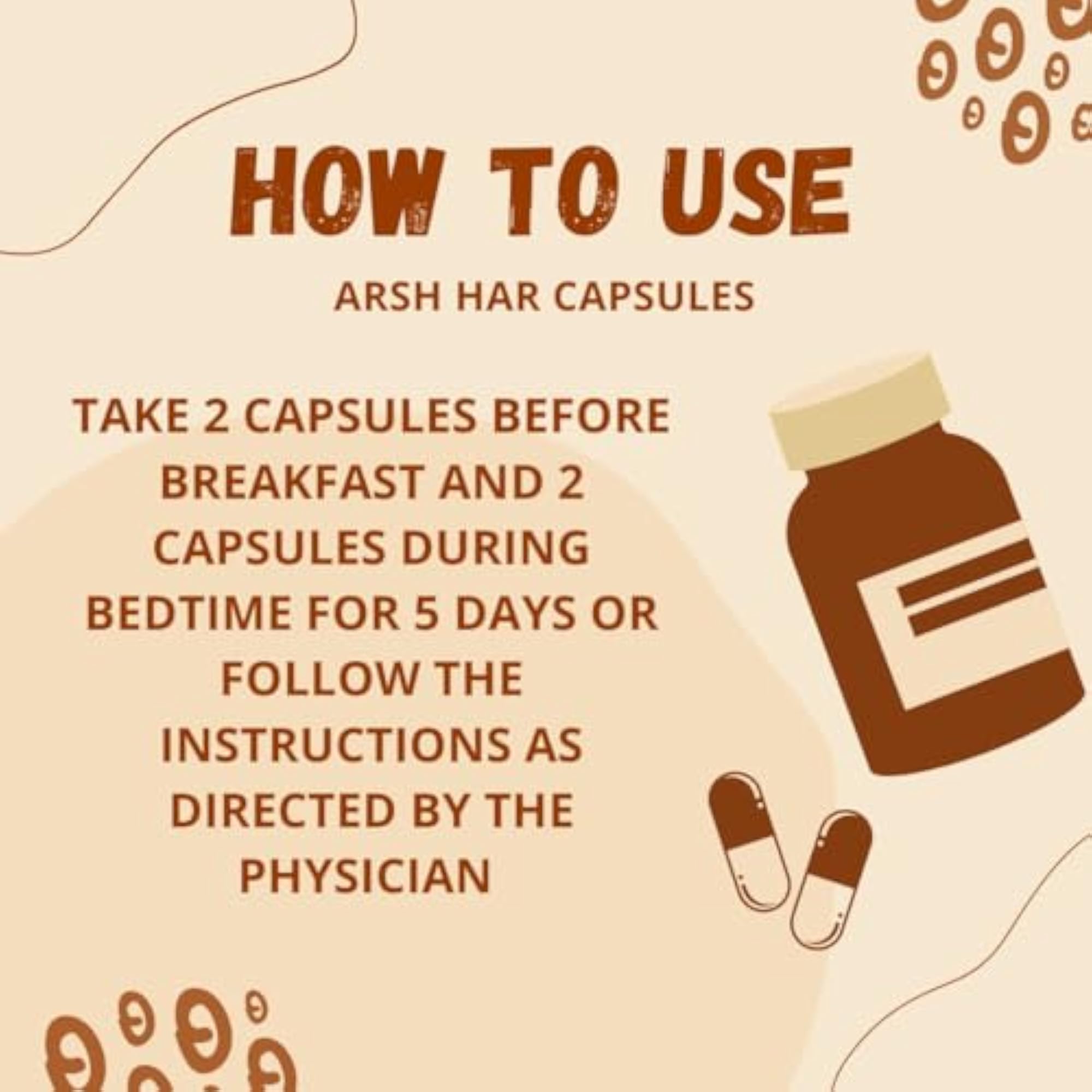 Ayurvedic Piles Relief Capsules, 20 Vegetarian Capsules