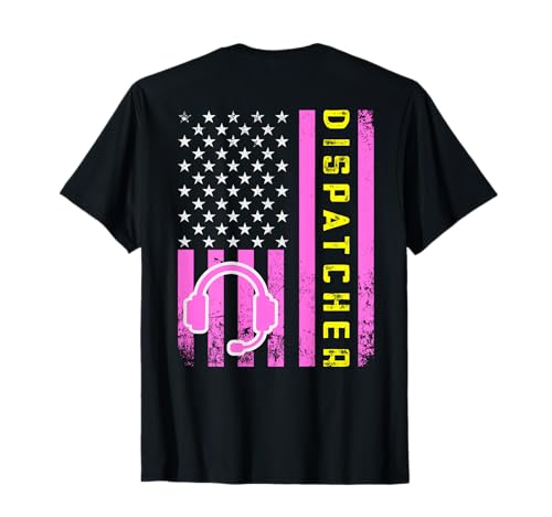 Dispatcher Gifts Thin Yellow Line 911 Emergency T-Shirt