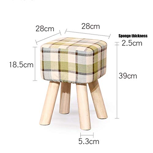 Taburetes para pies en el salón y descalzador de madera roja para la entrada de casa 4