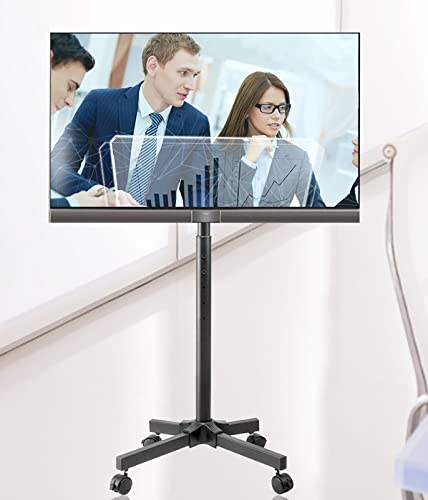 Soporte móvil para TV de 17 a 50 pulgadas, ajustable y con ruedas miniatura 2