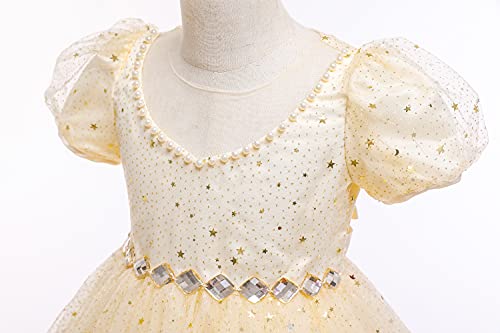 Weileenice Big/Little Girls Tulle Dress Sparkly Kids Rhinestone Wedding Pageant Photo Shoot Party Prom Dresses3