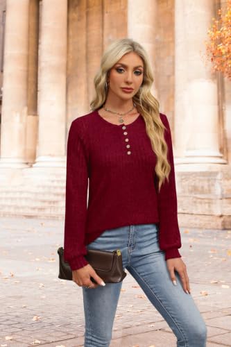 Image of XIEERDUO Sweater for Women Winter Clothing Long Sleeve Shirts Fall Fashion Must Haves Comfiest Airport Outfits Trendy