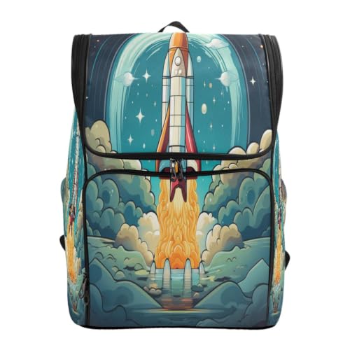 Sac à dos fusée de dessin animé pour les sorties et le collège