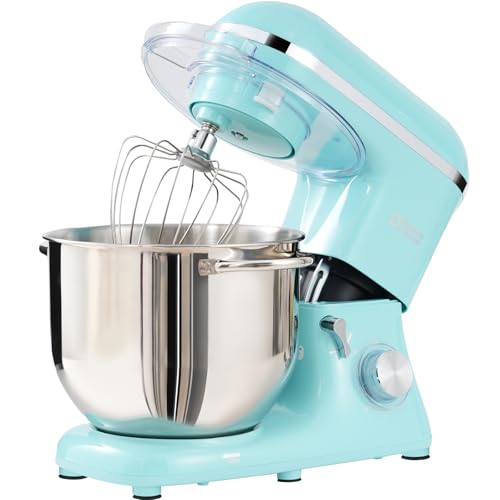 Kitchen in the box Robot Pâtissier 1400W, Bol 7,5L en Acier Inoxydable, 6 Vitesses, Tête...