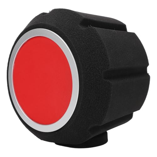 Floolinct Mikrofon-Akustikfilter, schallabsorbierender Schaumstoff, 5-seitig versiegelter Mikrofon-Isolationsschutz für 45–60 mm Studiomikrofone