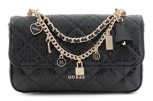 Sac à épaule bandoulière GUESS Libby noir pour femme