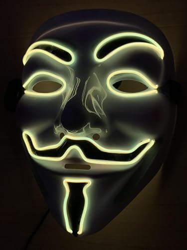 LED�t���b�V���}�X�N �t�F�X �ăt�F�X �n���E�B�� ���ʃR�X�`���[�� �n���E�B���}�X�N ���� �R�X�v�� ���� �C�x���g �p�[�e�B�[ ���ʕ����� ���� ���� LED �t�H�[�f�����F���f�b�^ �A�m�j�}�X �n�b�J�[ (�C�G���[)