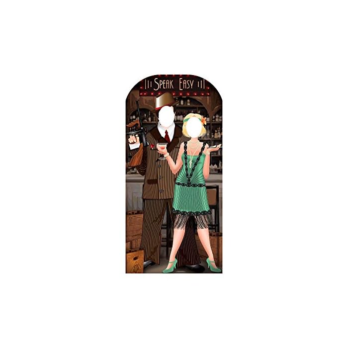 Buy Star Cutouts, Roaring 20's Couple LifeSize Cardboard Cutout Standee Online at desertcart