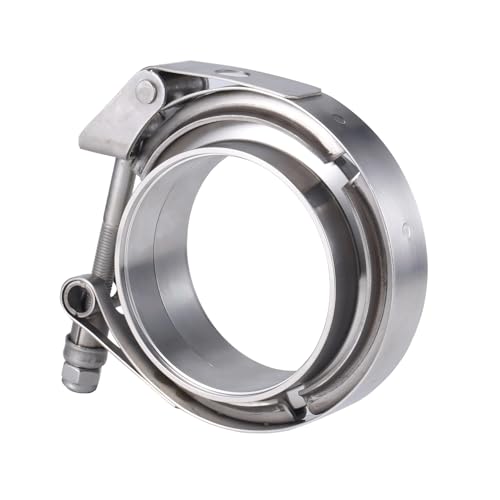 Kit de abrazadera banda en V 57mm para tubo escape de turbo y sistemas de modificación automotriz