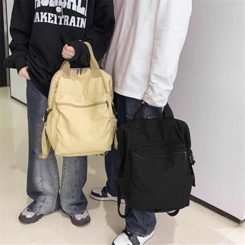 Image of MaxxCloud Vintage Denim Laptop Backpack Casual Canvas Daypack Handbag Purse Lightweight Rucksack Shoulder Bag