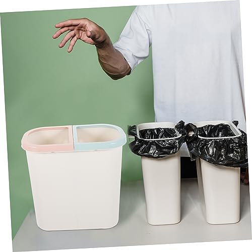 Basurero de Cocina Blanco Pequeño Alipis con Compartimentos miniatura 5