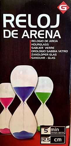 MI RINCON Reloj DE Arena DE Colores (Fuscia)