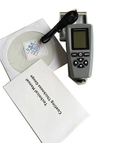 Medidor digital de espesor de recubrimiento EC770 con pantalla LCD y maletín, rango 0 a 1300um miniatura 5