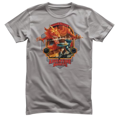 T-shirt Dungeons & Dragons Homme Vêtement Idéal pour Soirées Jeux de Rôle et Geek
