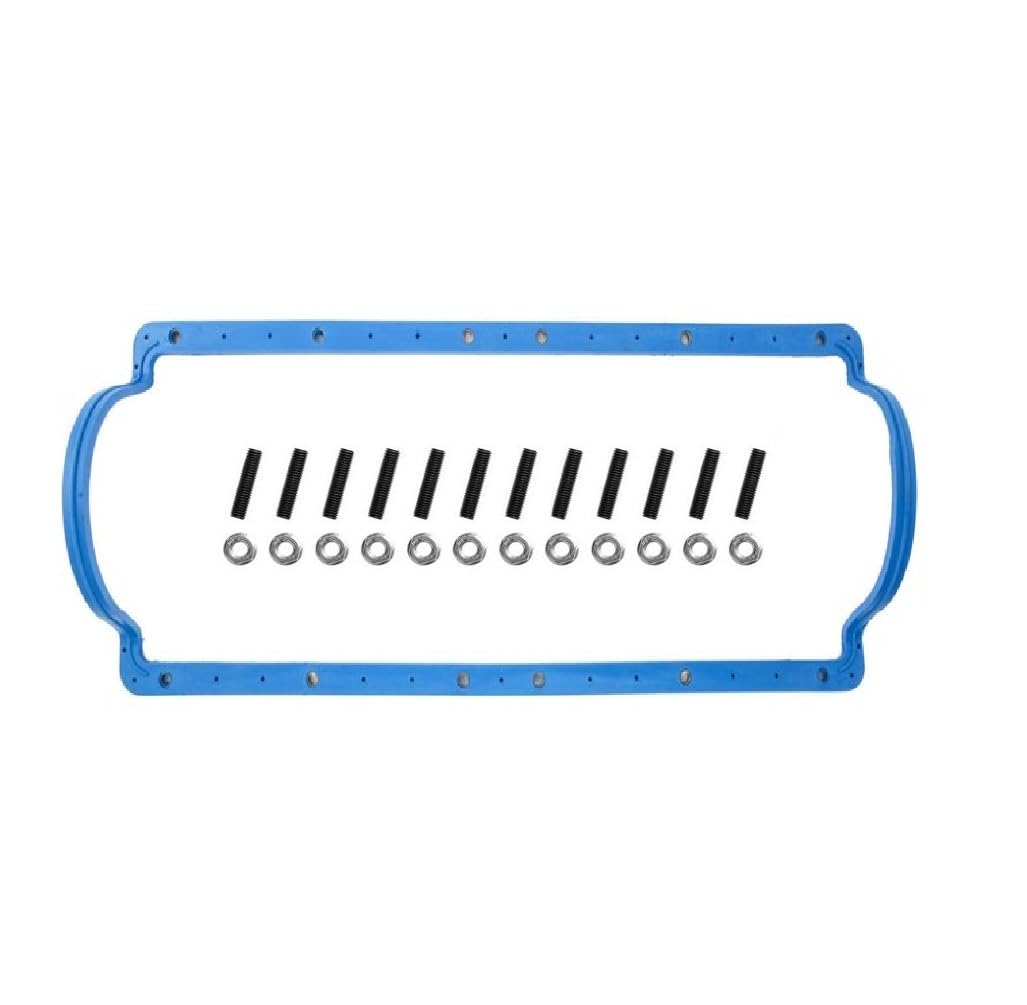 Oil Pan Gasket Compatible with Moroso 27293 Fits Ford 7.3 Powerstroke 1994-2003 and International T444E Engines, Made of High Temperature/Oil Resistant Material with a Rigid core