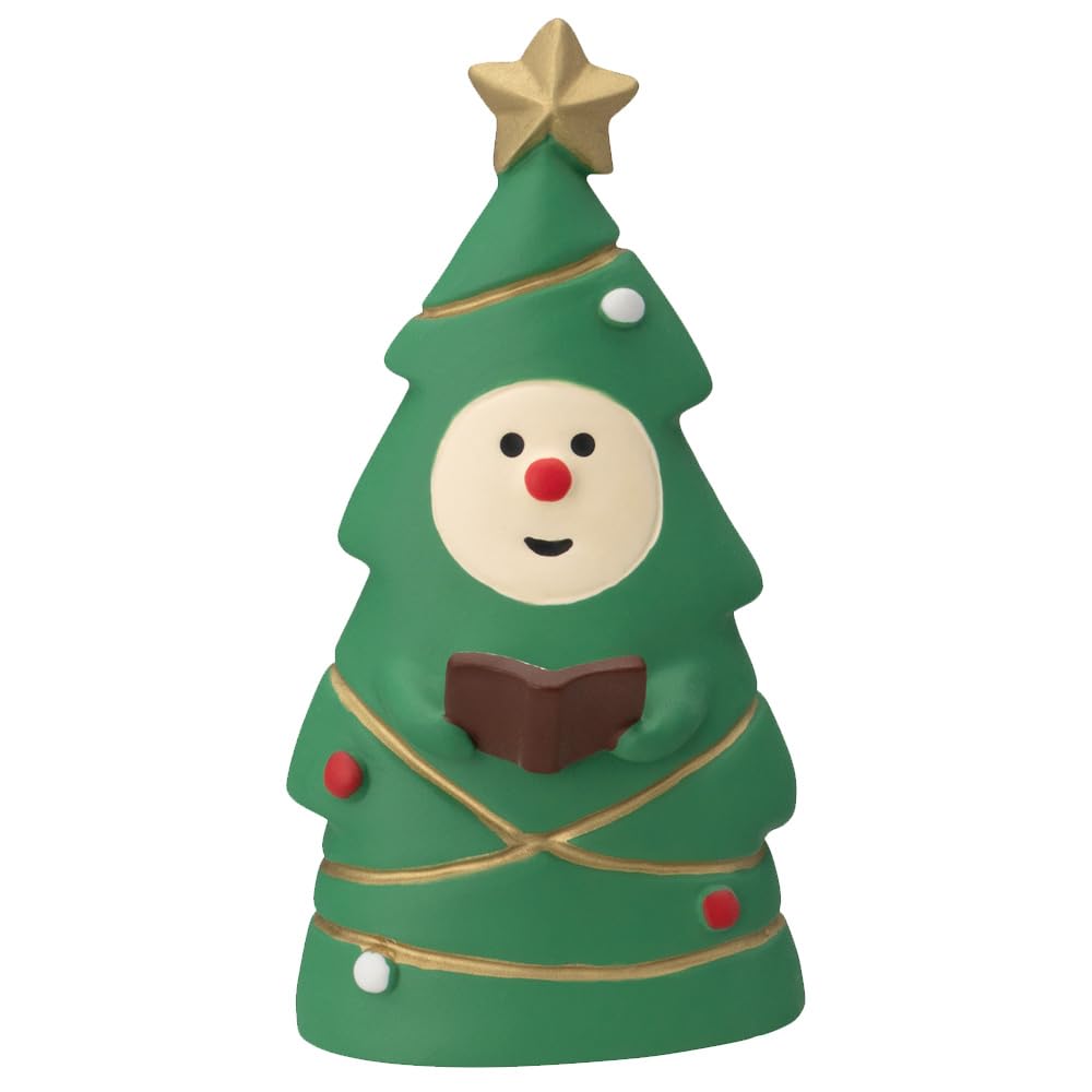 DECOLE　デコレ コンコンブル クリスマス　サンタ　ツリー８点 Amazon.co.jp: デコレ(Decole) concombre うたうツリー 約32×25×h64mm