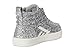BILLY Footwear Unisex Billy CS High Top (Little Kid/Big Kid) Silver Glitz 2 Medium