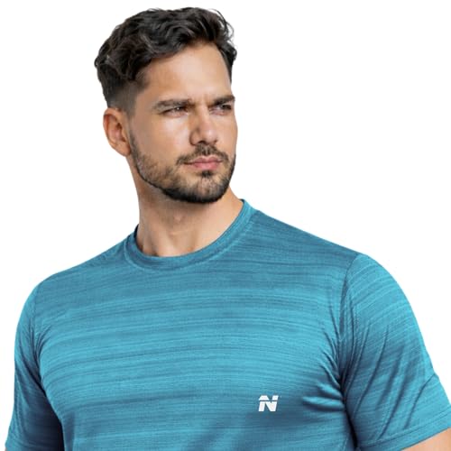 Image of NINQ Half Sleeve Compression T-Shirt - Men's Athletic & Sports Tights for Fitness