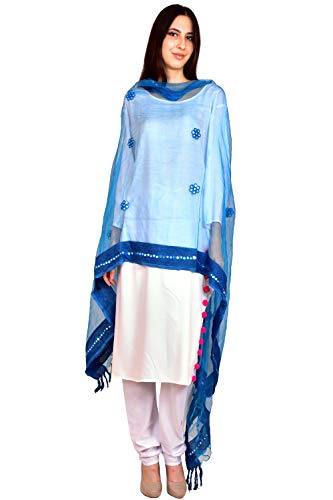 eloria Women's Indian Ethnic Dupatta Embellished Dupatta Chunni Stole Scarf3