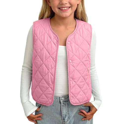 RKSTN Kids Fleece Lined Sleeveless Coats Cute Fall Vest Coat - image 1
