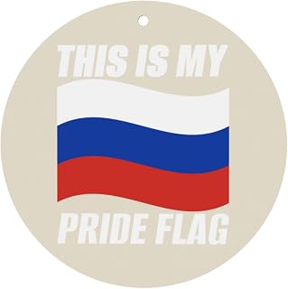 This Is My Pride Flag Russia Flag Car Air Freshener Cards Hanging Fragrance Car Accessories Home Office Bedroom